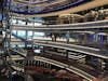 View from one of the staircases in the Atrium