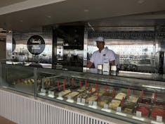 view of the gelato bar by adult pool