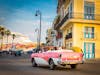 Pink cadillac in Cuba