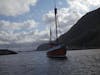 Alesund fjord entrance from the rib