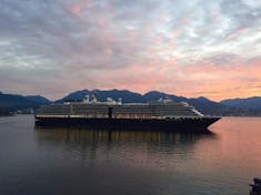 Westerdam sailing into Vancouver