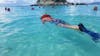 Snorkeling  in crystal blue water. 