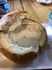 Boston, Massachusetts - Chowder in a Bread Bowl