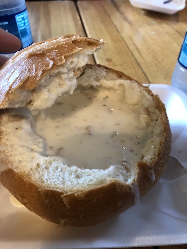 Boston, Massachusetts - Chowder in a Bread Bowl