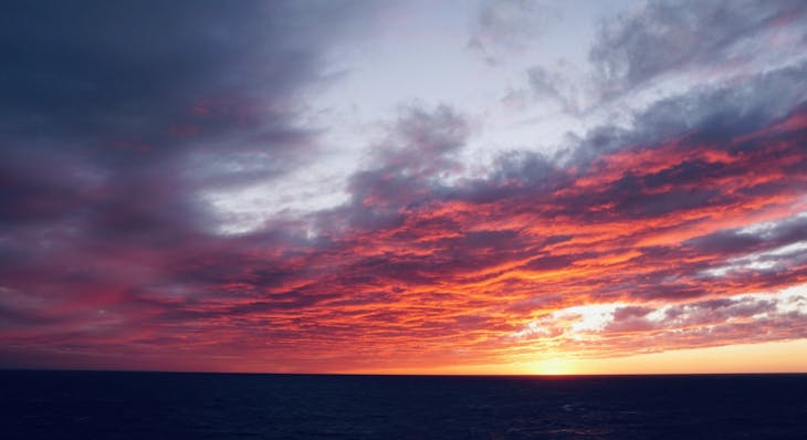 Sunset before Sydney - Norwegian Dawn