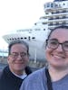 Me and my dad in front of the ship.