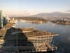 The North Shore and Stanley Park from the Pan Pacific Club Lounge.