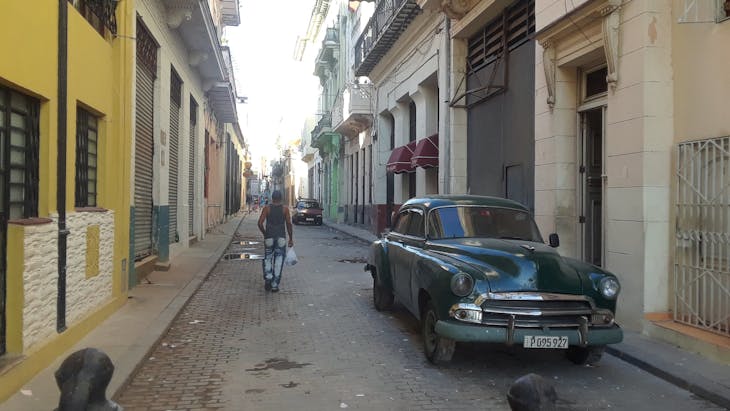 HAVANA, CUBA - A great street view.