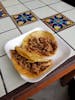 Get the tacos at the end of the Tequila tour from the Land & Sea excursion 