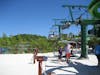 Getting off Flying Beach Chair