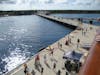 Pier from cabin balcony