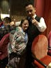 Mukri our excellent waiter with Maria who is down syndrome 