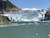 The is the Tracy Glacier from our balcony.  The ship spends a few hours here as people get off for a close up excursion.