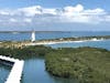 A view of Harvest Caye from our stateroom on the Breakaway