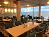 Seating in Oceanview Cafe