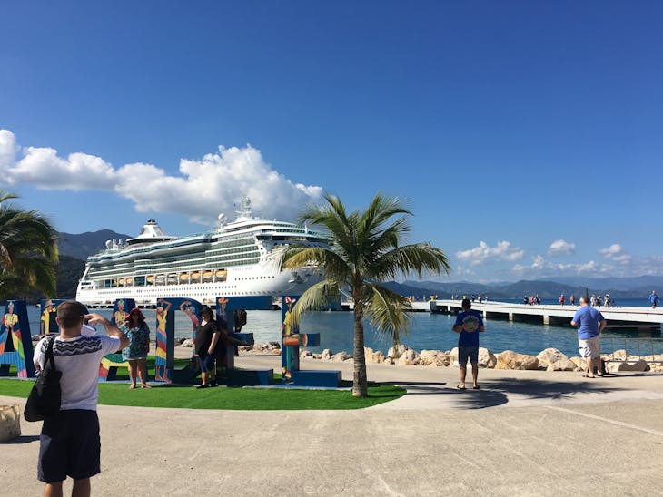 Labadee (Cruise Line Private Island) - View of ship