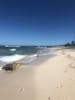 Beach side at blue island lagoon