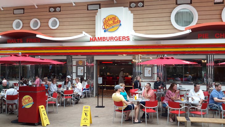 Johnny Rockets good choice for free made too order breakfast - Symphony of the Seas