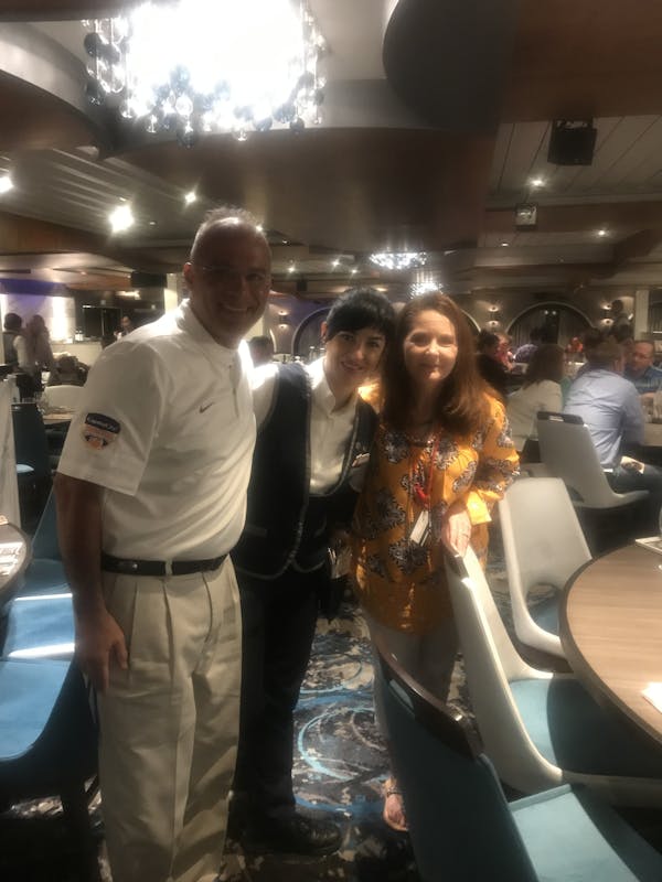 Catalina, our server was PERFECT!!! - Carnival Elation