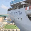 Ruby Princess at pier. 