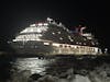 Carnival Horizon at night in Curcacao