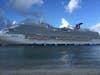 View from the beach in Grand Turk.  Beach is right off the ship.