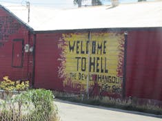 George Town, Grand Cayman - Got my passport stamped for visiting Hell!