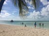 Beach lounger view