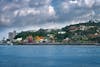 Margaritaville, as seen from the snorkeling boat.