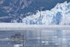 Excursion boat approaching the glacier