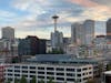 View from the Buffett on the 16th deck looking at the. It’s of Seattle 