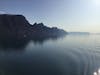 Sailing out of Scoresbysund, Greenland