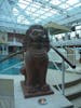 Pool statue