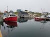 Lobster fishermen boats.