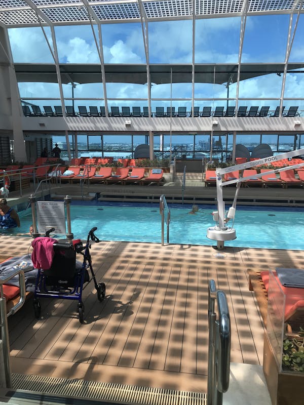 A great pool to hang out in when you have had enough sun but not enough fun! - Celebrity Equinox