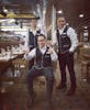 Front TeamHeadWaiter Tribasuki, Left Back TeamWaiter Nanang, Right Back Susilo My personal favorite waiter!