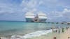 View of the Magic and Breeze in Grand Turk