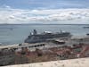 Looking at the ship from Fado, Lisbon