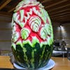 Beautiful watermelon carving