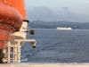 USNS Comfort anchored off Castries.