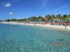 Busy beach in Grand Turk