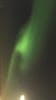 Glimpse of the northern lights