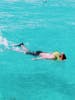 My son snorkeling