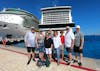 Disembarking with our group for a great day in Cozumel. Loved Punta Sur (South Point)