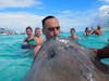 Kissing stingray 