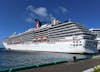 Carnival Pride docked in Nassau