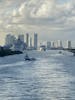 Aft balcony. Leaving Miami. 