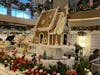 Gingerbread house display