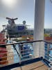 View from the serenity deck of the lido deck