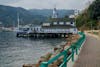 Along the harbor walk in Catalina with the Yacht Club